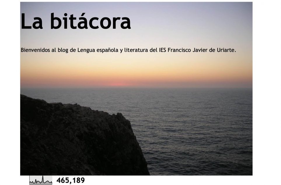 BitÃ¡cora de Uriarte. Preparador de Lengua. Eduardo L Prieto